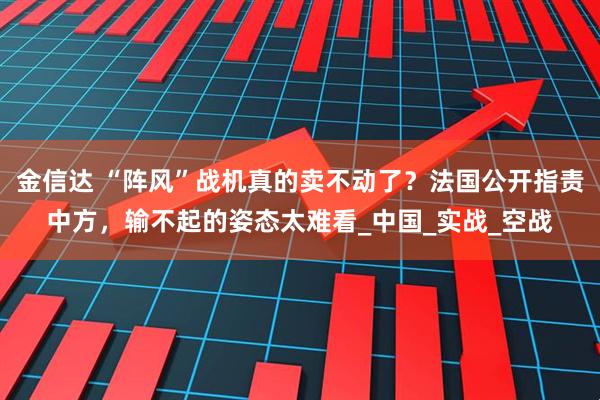 金信达 “阵风”战机真的卖不动了？法国公开指责中方，输不起的姿态太难看_中国_实战_空战